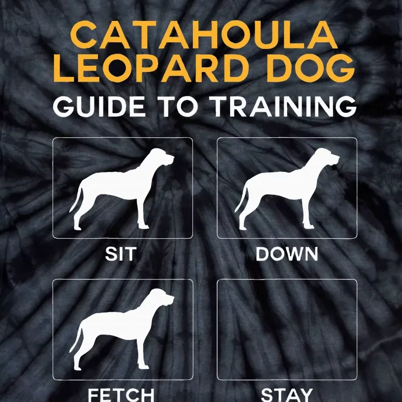 Catahoula Leopard Dog Guide To Training Dog Obedience Tie-Dye T-Shirt