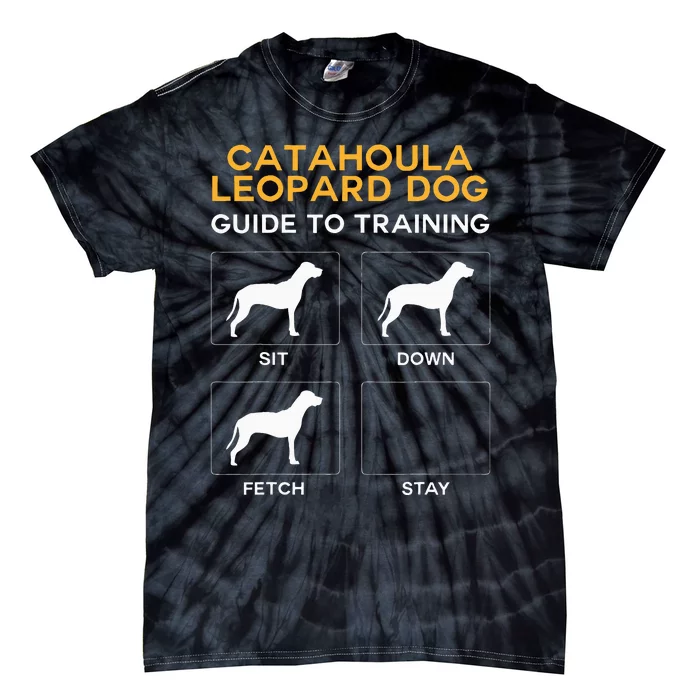 Catahoula Leopard Dog Guide To Training Dog Obedience Tie-Dye T-Shirt