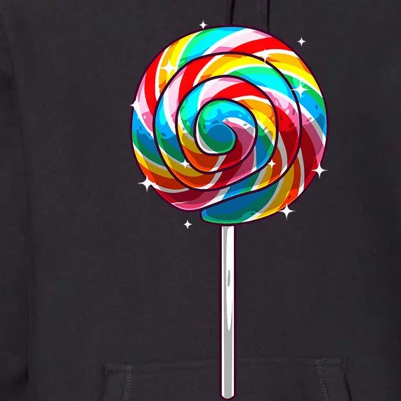 Cute Lollipop Design Lollipop Candy Lover Premium Hoodie