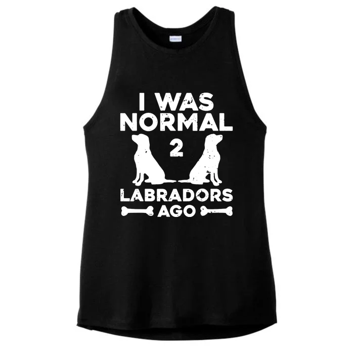 Cute Labrador Design For Men Women Labrador Retriever Lovers Ladies Tri-Blend Wicking Tank