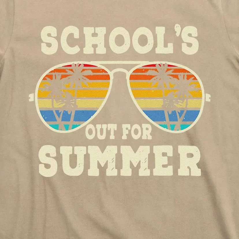 Cute Last Day Of School Schools Out For Summer Teacher Retro T-Shirt