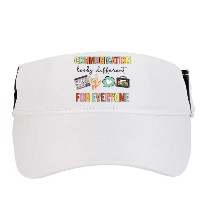 Communication Looks Different For Everyone Speech Therapy Adult Drive Performance Visor