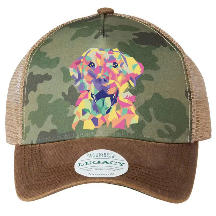 Colorful Labrador Dog Legacy Tie Dye Trucker Hat