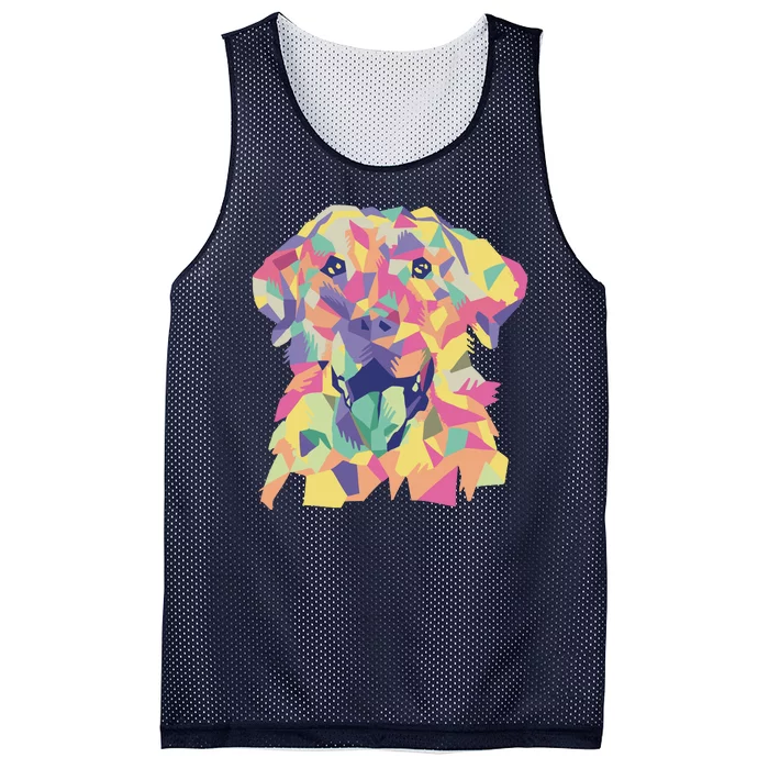 Colorful Labrador Dog Mesh Reversible Basketball Jersey Tank