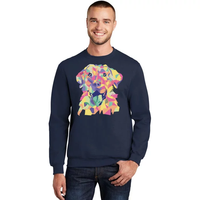 Colorful Labrador Dog Tall Sweatshirt