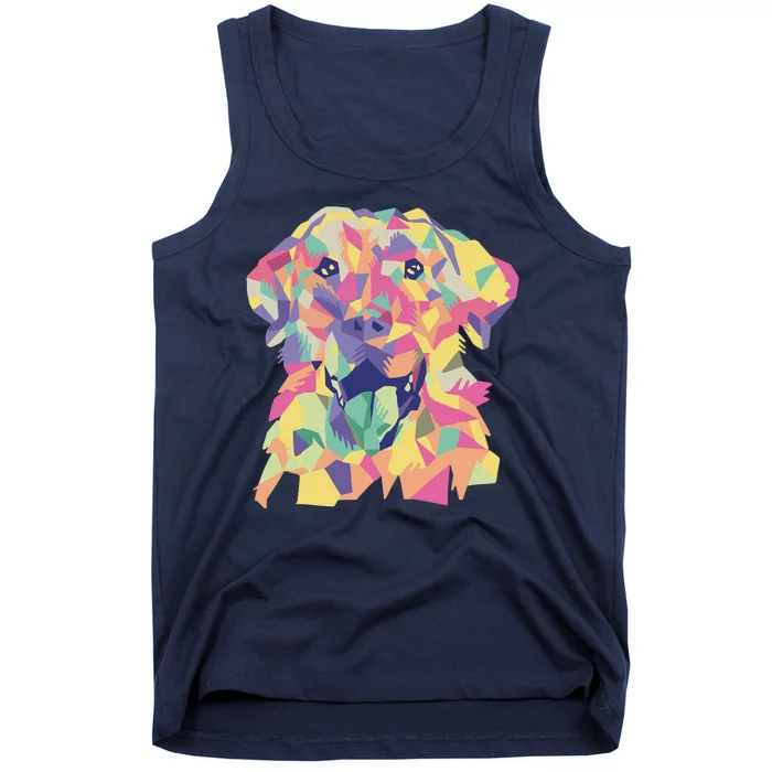 Colorful Labrador Dog Tank Top