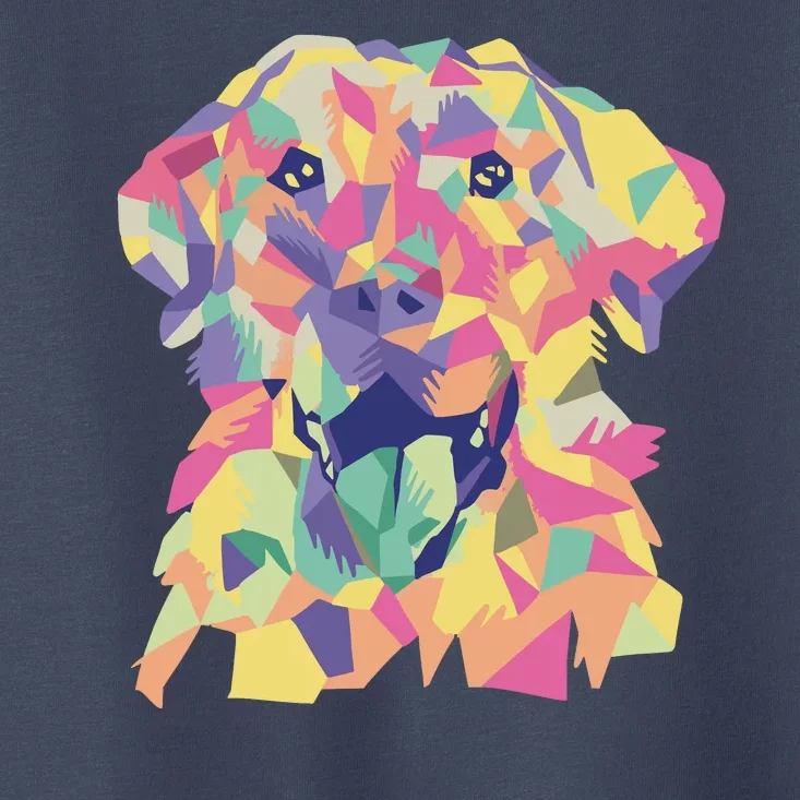 Colorful Labrador Dog Toddler T-Shirt