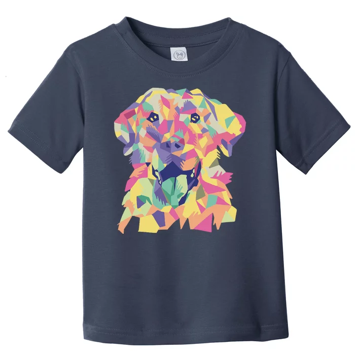 Colorful Labrador Dog Toddler T-Shirt