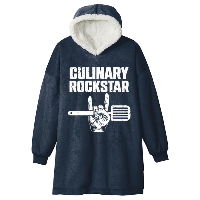 Cooking Lover Dress Culinary Chef Humor Quote Hooded Wearable Blanket