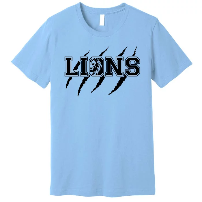 Cool Lions Detroit Football Michigan Premium T-Shirt