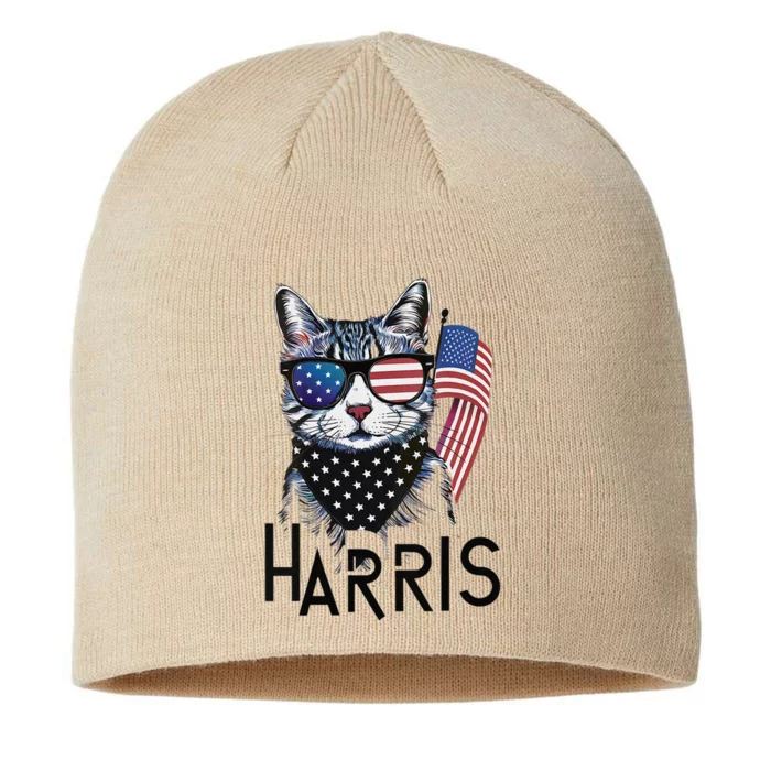 Cat Lady Design Kamala Harris 8 1/2in Sustainable Knit Beanie