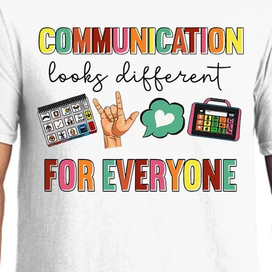 Communication Looks Different For Everyone Speech Therapy Pajama Set