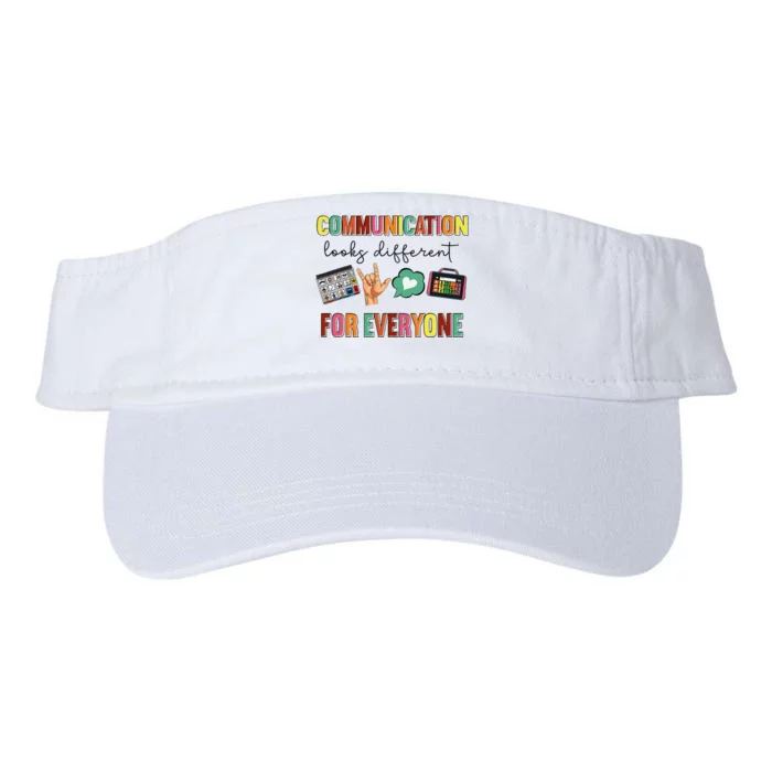 Communication Looks Different For Everyone Speech Therapy Valucap Bio-Washed Visor