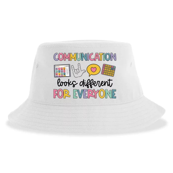 Communication Looks Different For Everyone Speech Therapy Sustainable Bucket Hat