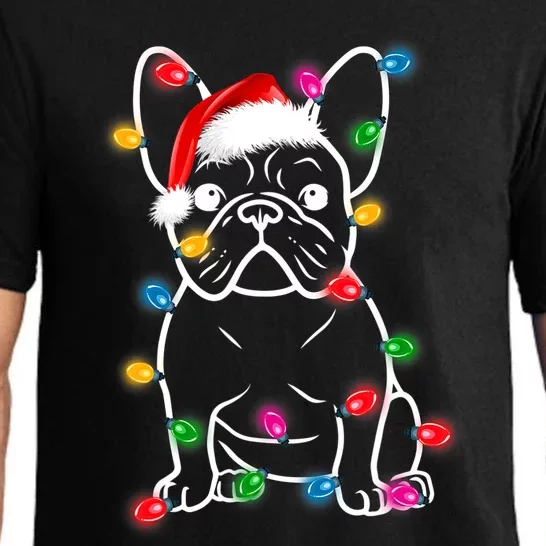 Christmas Lights Dog French Bulldog Pajama Set