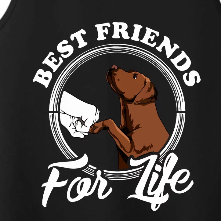 Chocolate Labrador Design Funny Chocolate Labrador Lovers Performance Tank