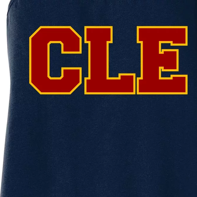 Cle Cleveland Logo Women's Racerback Tank