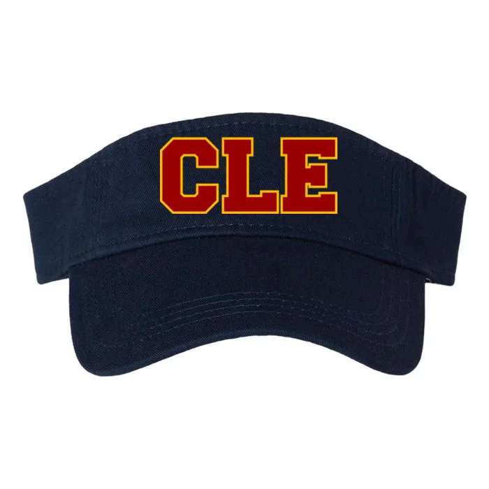 Cle Cleveland Logo Valucap Bio-Washed Visor