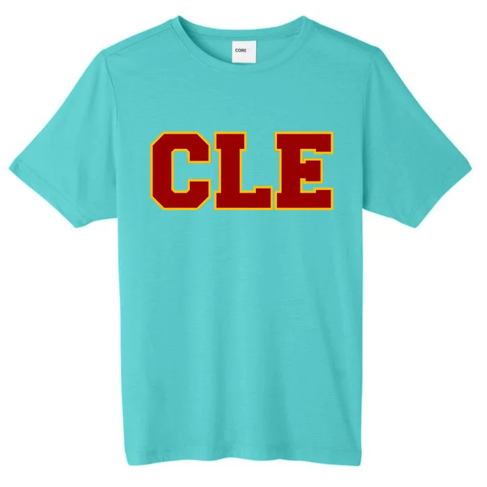 Cle Cleveland Logo ChromaSoft Performance T-Shirt