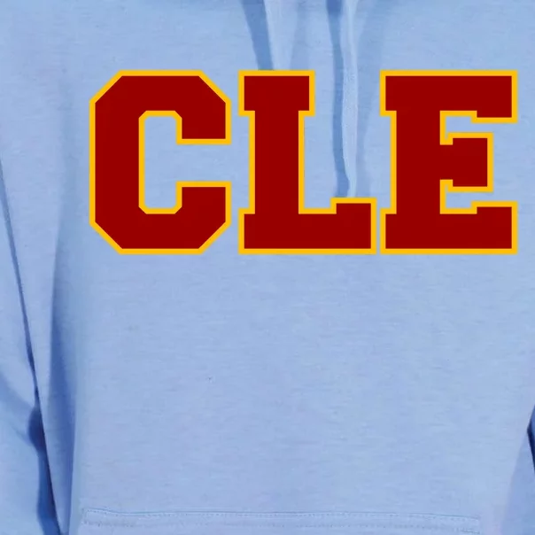 Cle Cleveland Logo Unisex Surf Hoodie