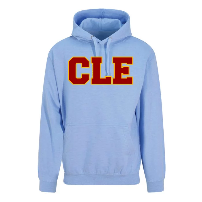 Cle Cleveland Logo Unisex Surf Hoodie