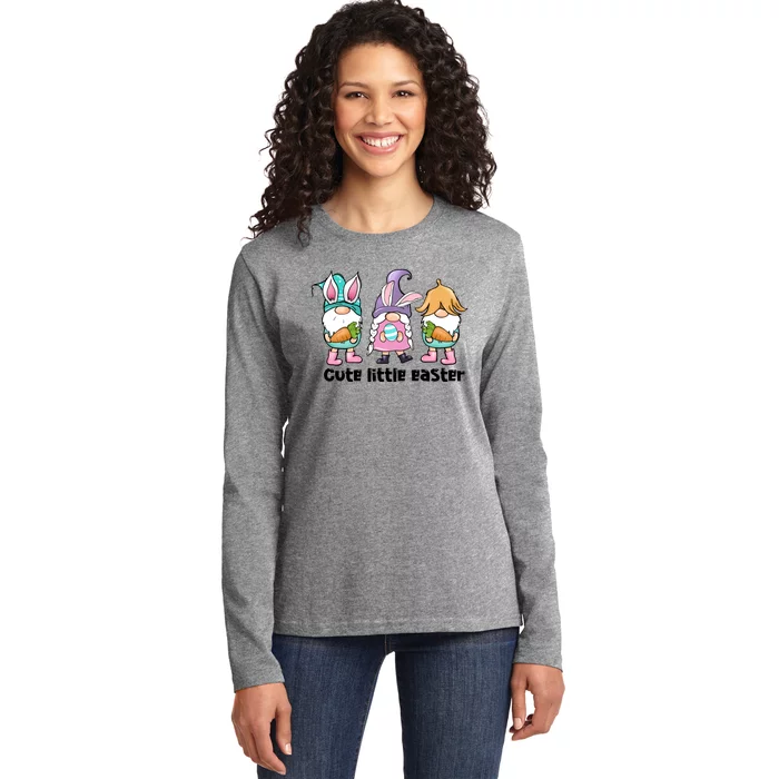 Cute Little Easter Ladies Long Sleeve Shirt