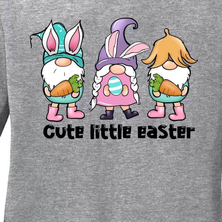 Cute Little Easter Ladies Long Sleeve Shirt