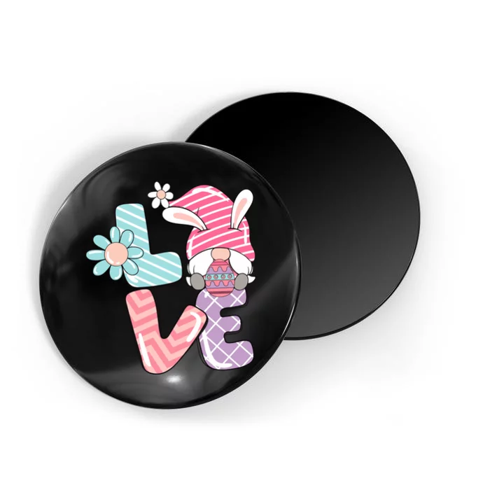 Cute Love Easter Gnome Egg Hunting Bunny Easter Magnet