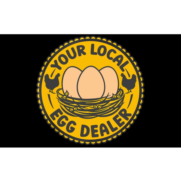 Chicken Local Egg Dealer Funny Egg Supplier Support Chicken Bumper Sticker