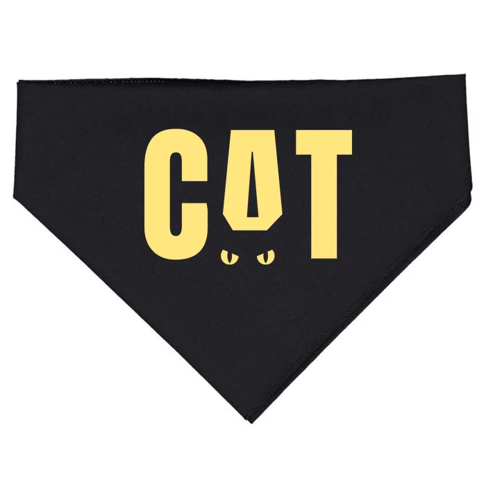 Cat Lover Ears Cute Gift USA-Made Doggie Bandana