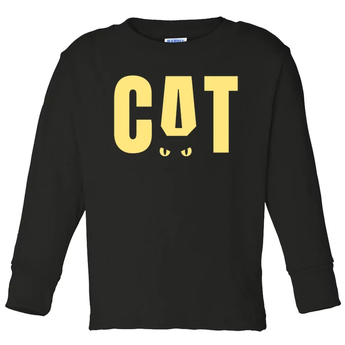 Cat Lover Ears Cute Gift Toddler Long Sleeve Shirt