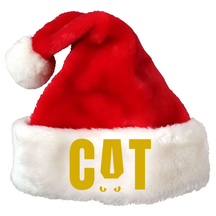 Cat Lover Ears Cute Gift Premium Christmas Santa Hat