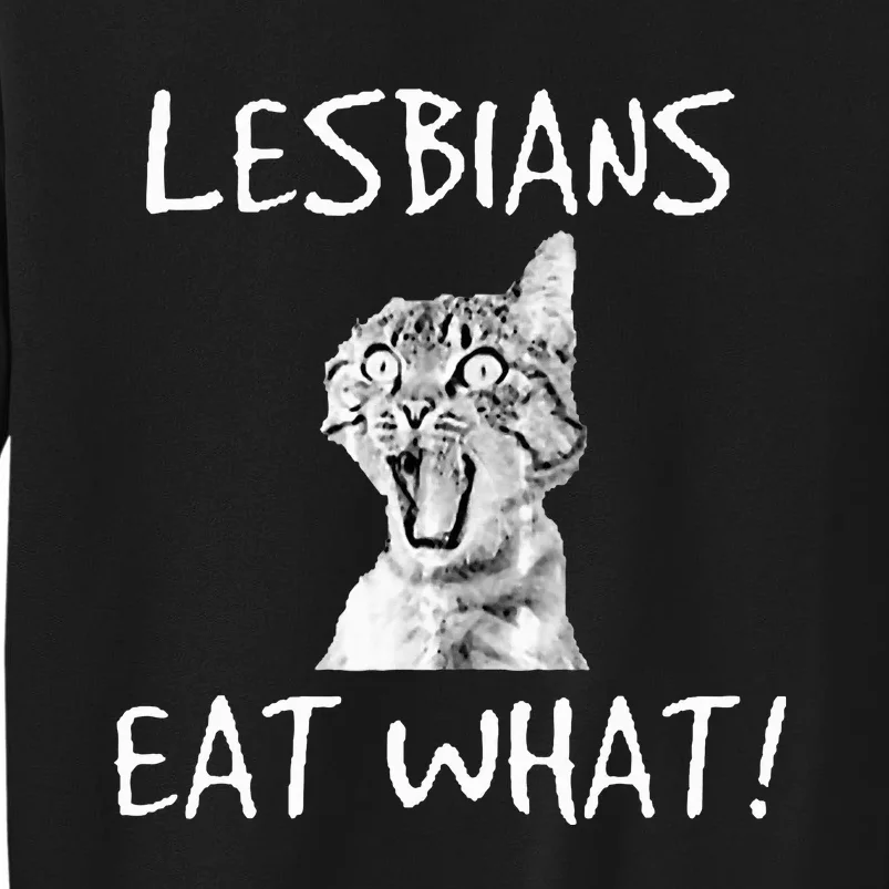 Cat Lesbians Eat What Tall Sweatshirt