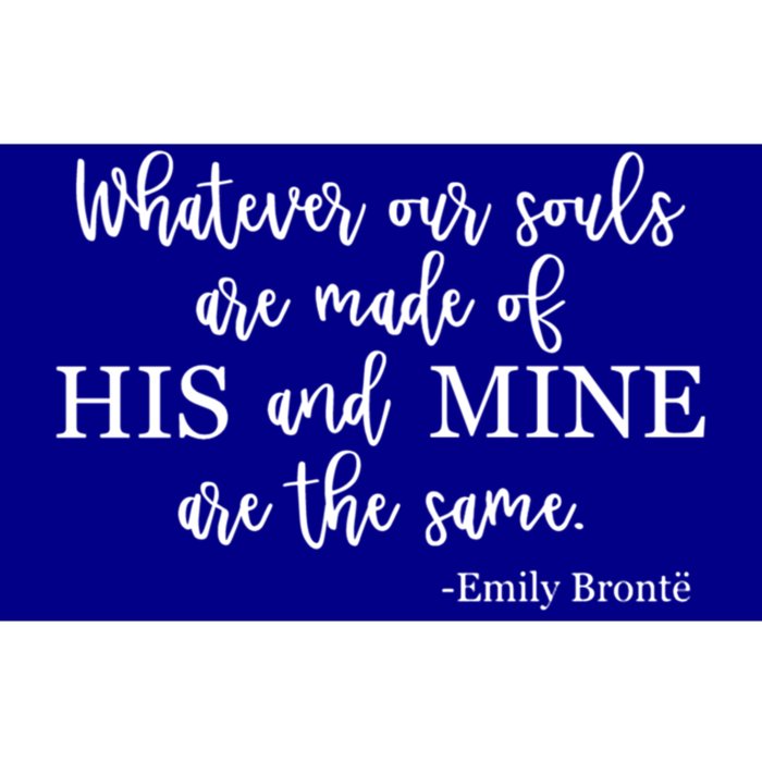 Classic Literature Emily Bronte Book Quote For Her Gift Bumper Sticker