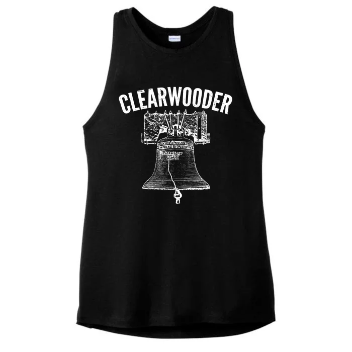 Clearwooder Liberty Bell Ladies Tri-Blend Wicking Tank