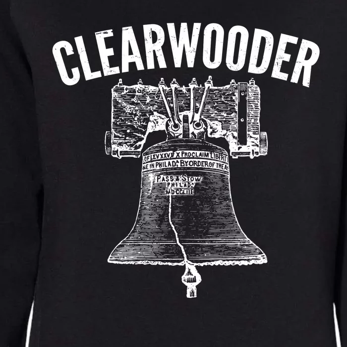 Clearwooder Liberty Bell Womens California Wash Sweatshirt