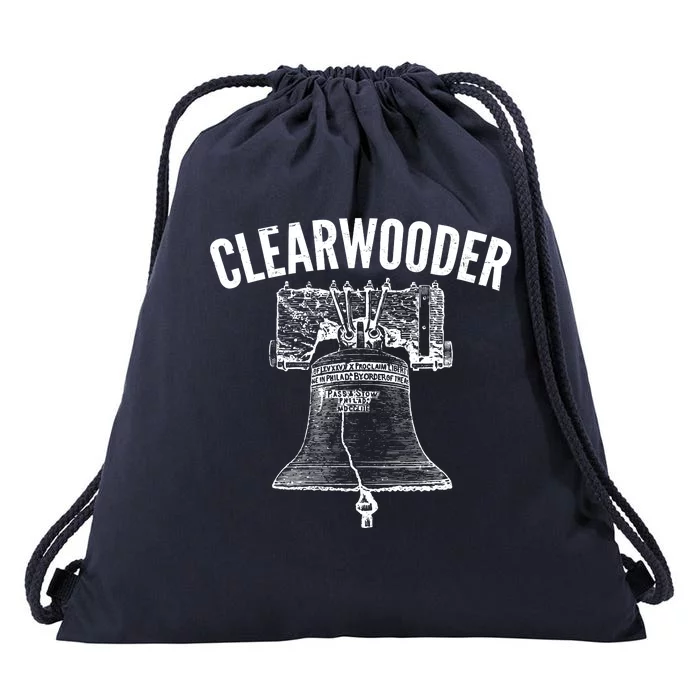 Clearwooder Liberty Bell Drawstring Bag