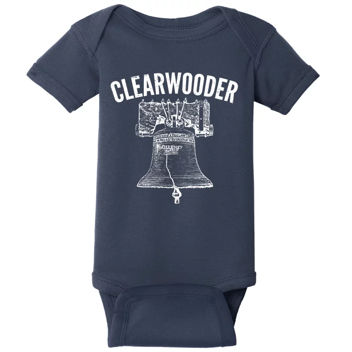 Clearwooder Liberty Bell Baby Bodysuit