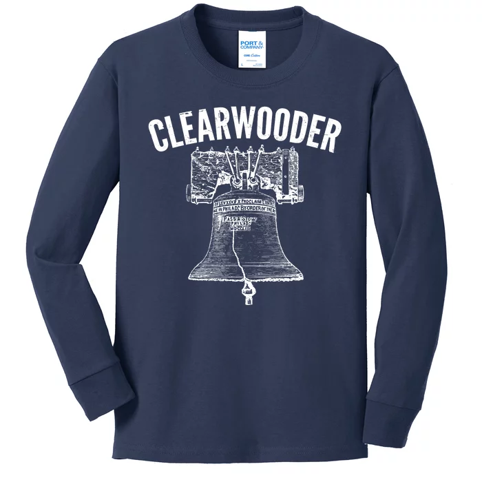 Clearwooder Liberty Bell Kids Long Sleeve Shirt