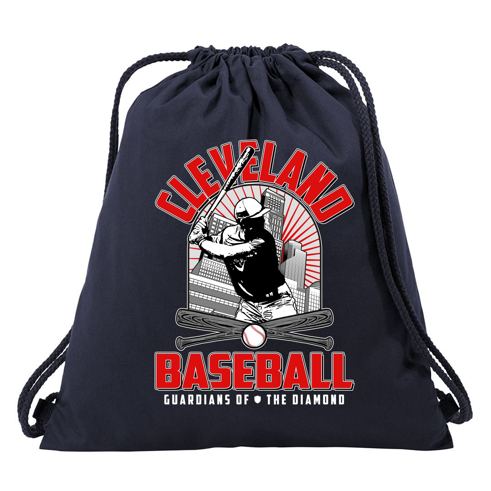 Baseball Draw String Bag Personalized