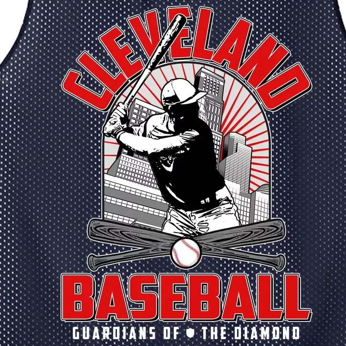 Cleveland Baseball Guardians of the Diamond Mesh Reversible Basketball Jersey Tank