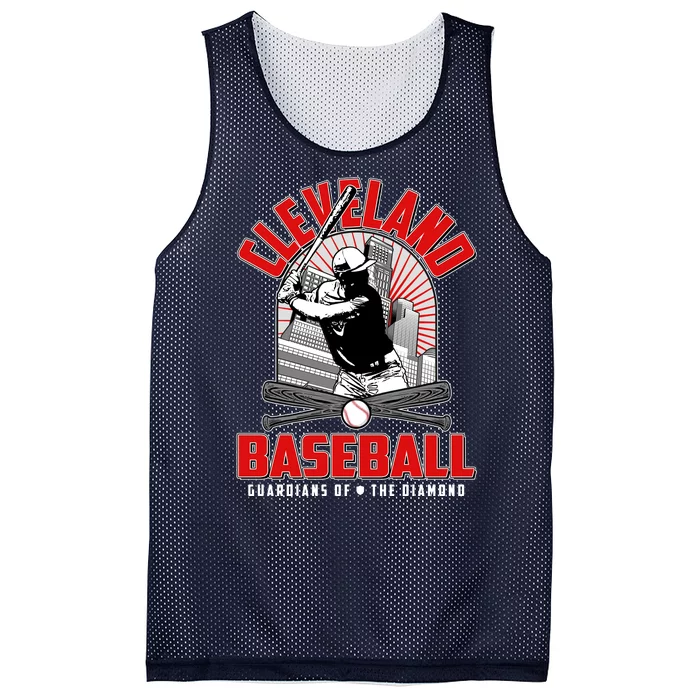 Cleveland Baseball Guardians of the Diamond Mesh Reversible Basketball Jersey Tank