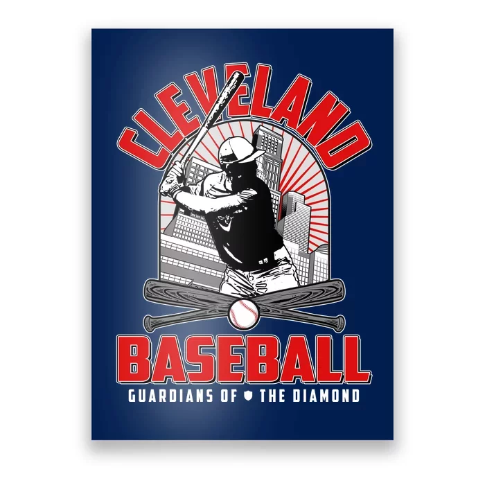 Cleveland Baseball Guardians of the Diamond Poster