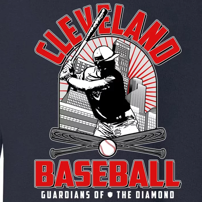 Cleveland Baseball Guardians of the Diamond Toddler Sweatshirt