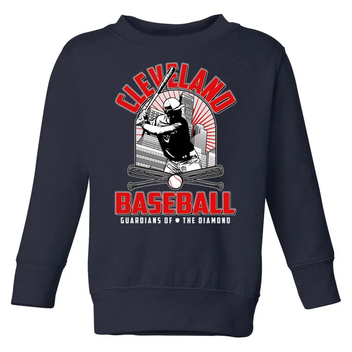 Cleveland Baseball Guardians of the Diamond Toddler Sweatshirt