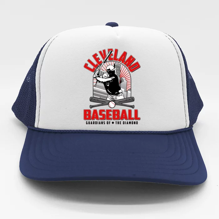 Cleveland Baseball Guardians of the Diamond Trucker Hat