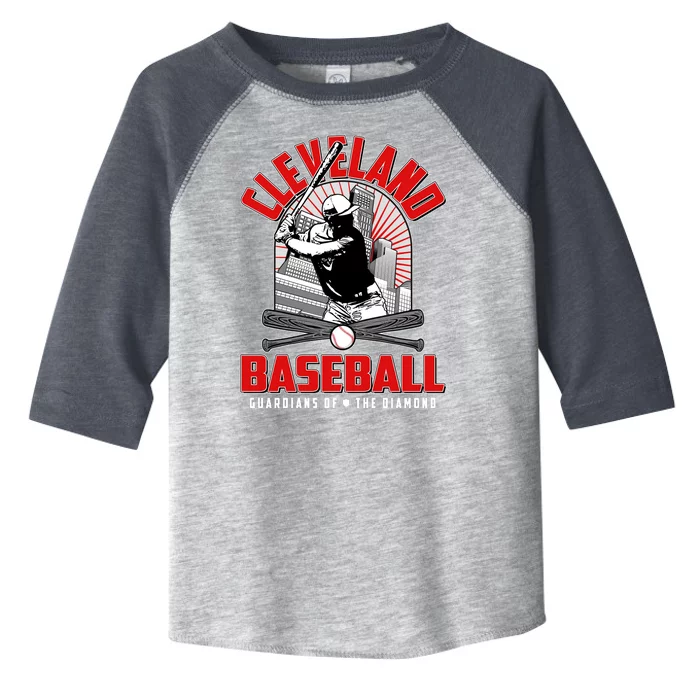 Cleveland Baseball Guardians of the Diamond Toddler Fine Jersey T-Shirt