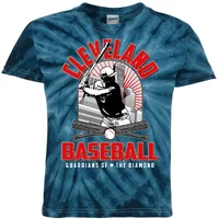 Youth Navy Cleveland Guardians Tie-Dye T-Shirt 