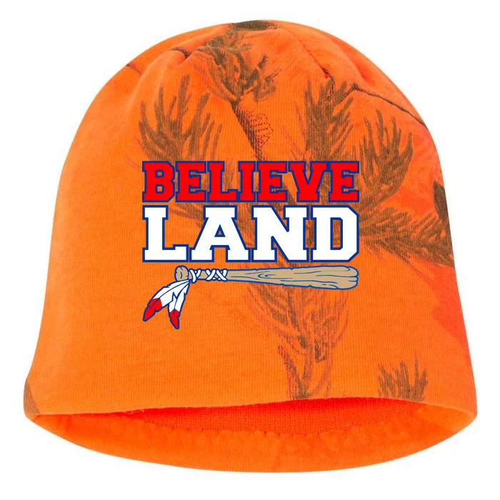 Cleveland Believe Land Baseball Bat Kati - Camo Knit Beanie