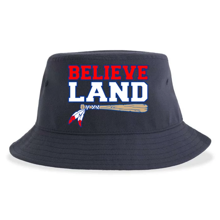 Cleveland Believe Land Baseball Bat Sustainable Bucket Hat